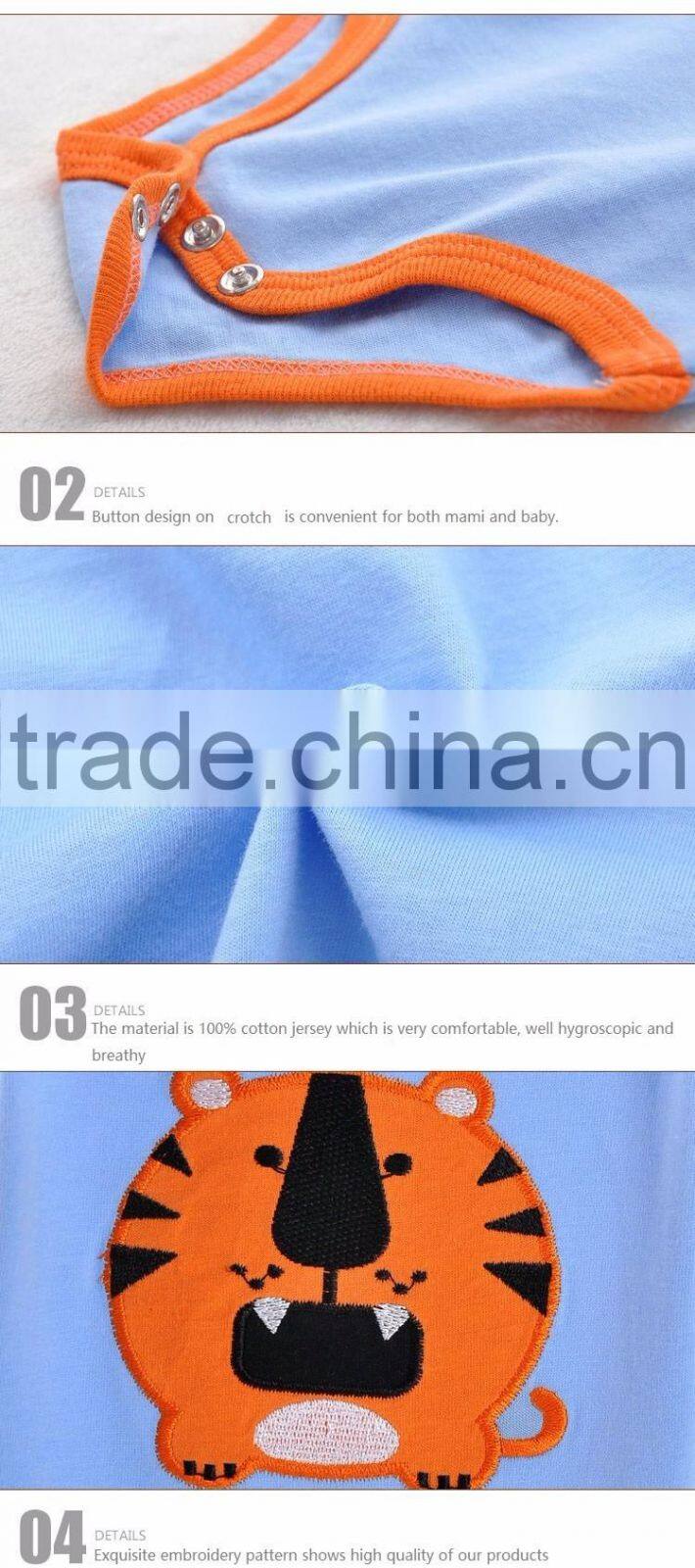 short sleeve bodysuits/baby romper set/romper baby