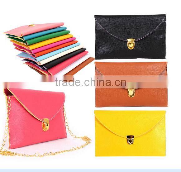 Wholesale new fashion chain shouder Envelop Clutch Purse