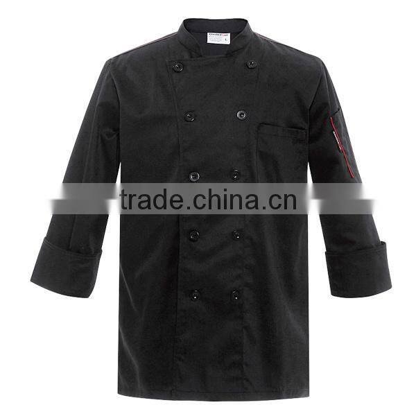 Black Double Breasted Executive Chef Uniform