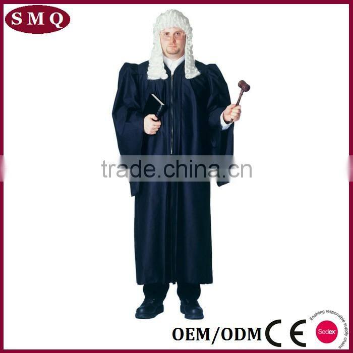 Hot sale black Imperial Juristic Judge Robe