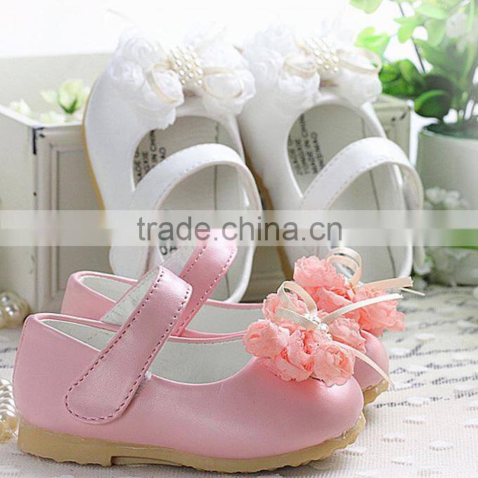 2016 Fall Baby Girl Shoes Wild Infant Shoes Bow Lace Sweet Kids First Walker Shoes For Children Wear Free Shipping KS40818-4
