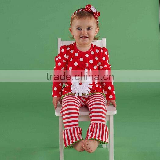 Santa Claus Stripe High Quality Christmas Children Outfit