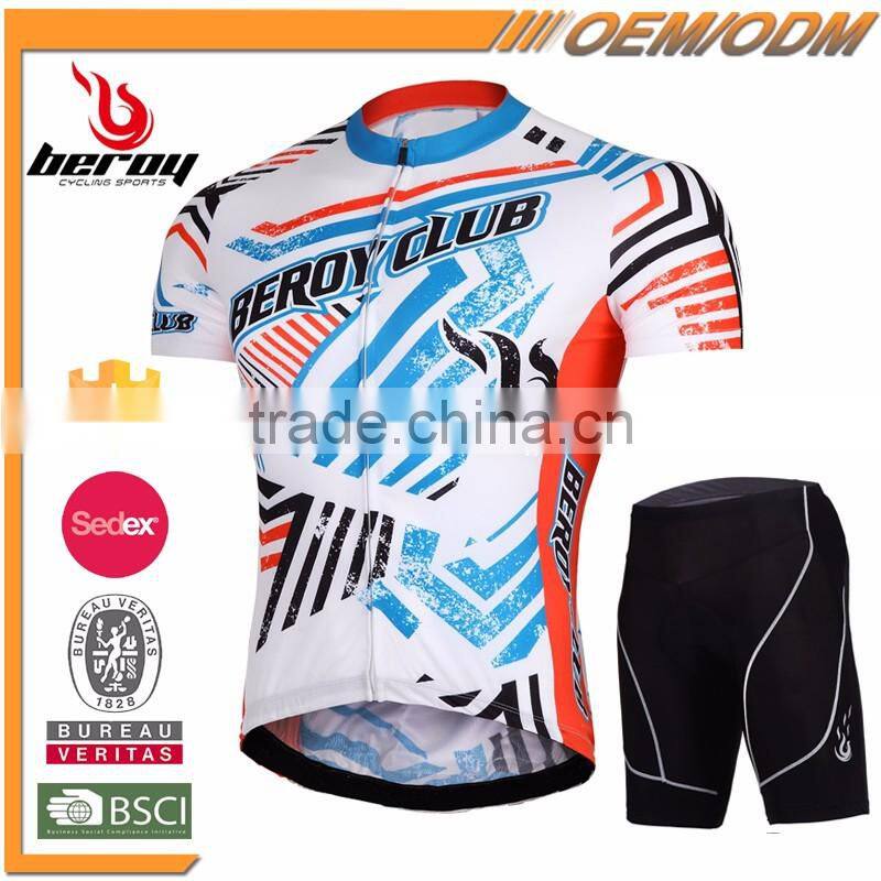 BEROY China custom cycling jersey set,mens racing bikes suit