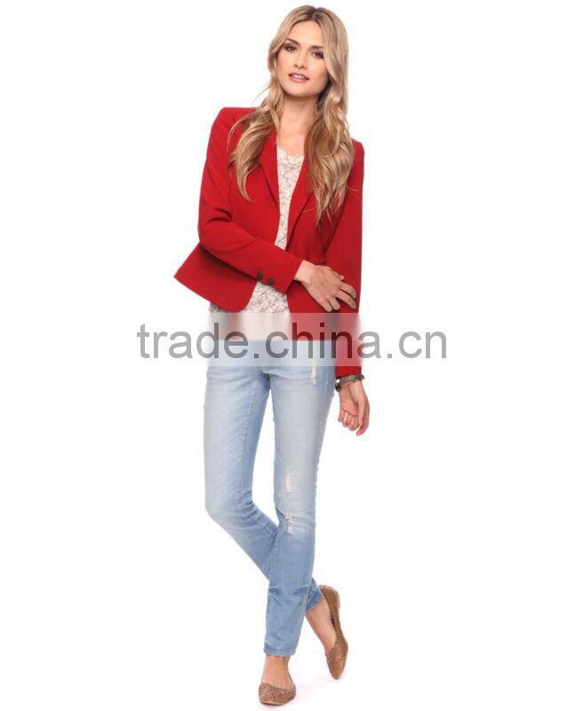 Women's Button Trim Blazer