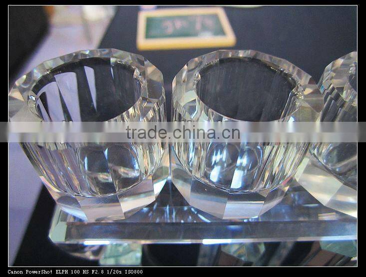 Crystal candle holder for home decoration