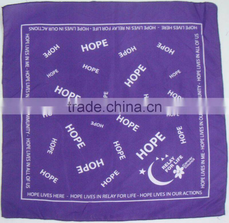 custom cotton and polyester producer of cotton bandana