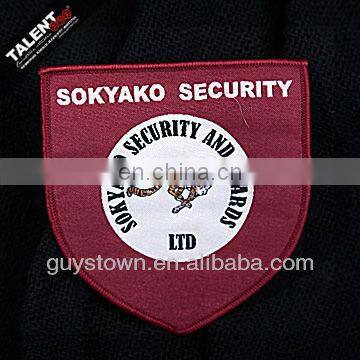 custom fashion design logo clothing embroidery textile patch badge