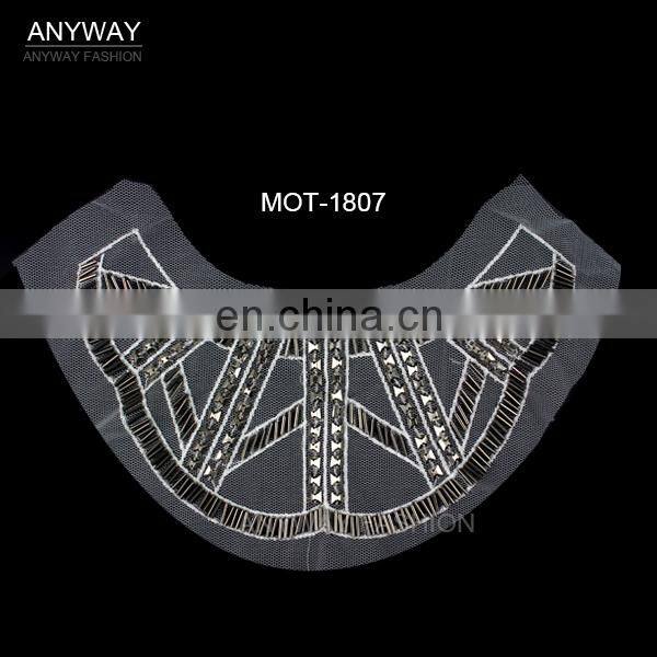 Bulk fashion collar beaded neckline;beaded neckline bulk fashion collar;neckline beaded bulk fashion collar