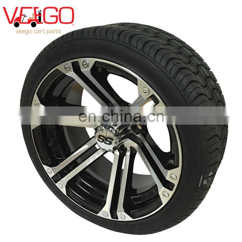 Golf Cart Wheel and Tire combo fits EZGO Yam Clubcar