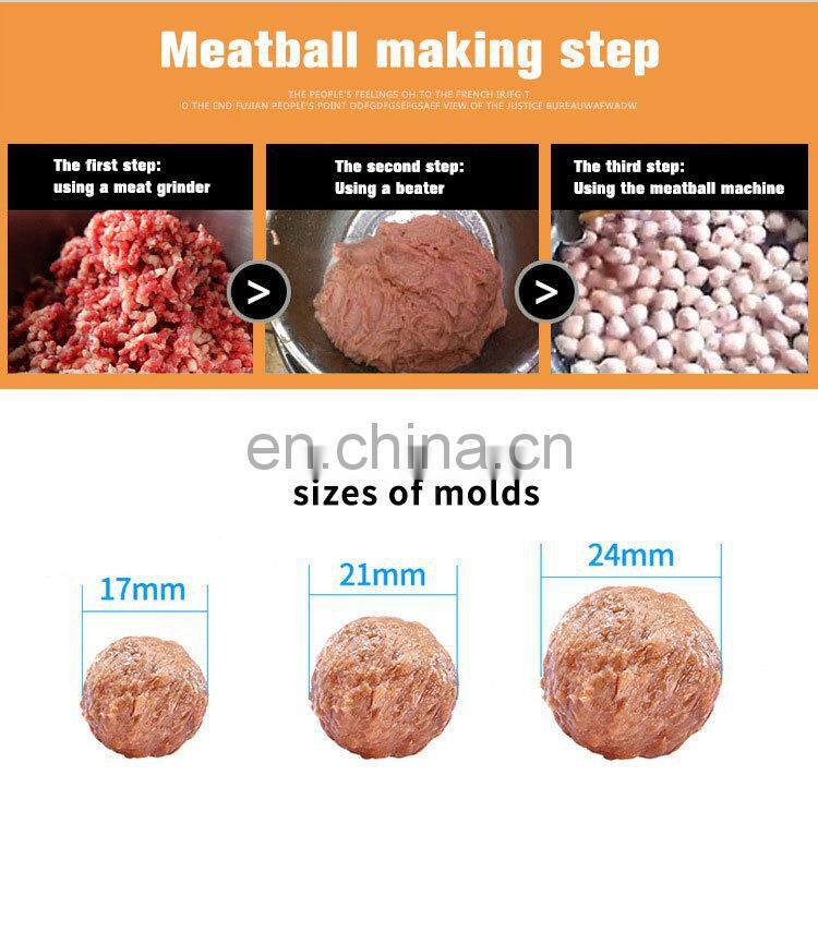 Small meatball maker mini meat ball making kneading machine for restaurant