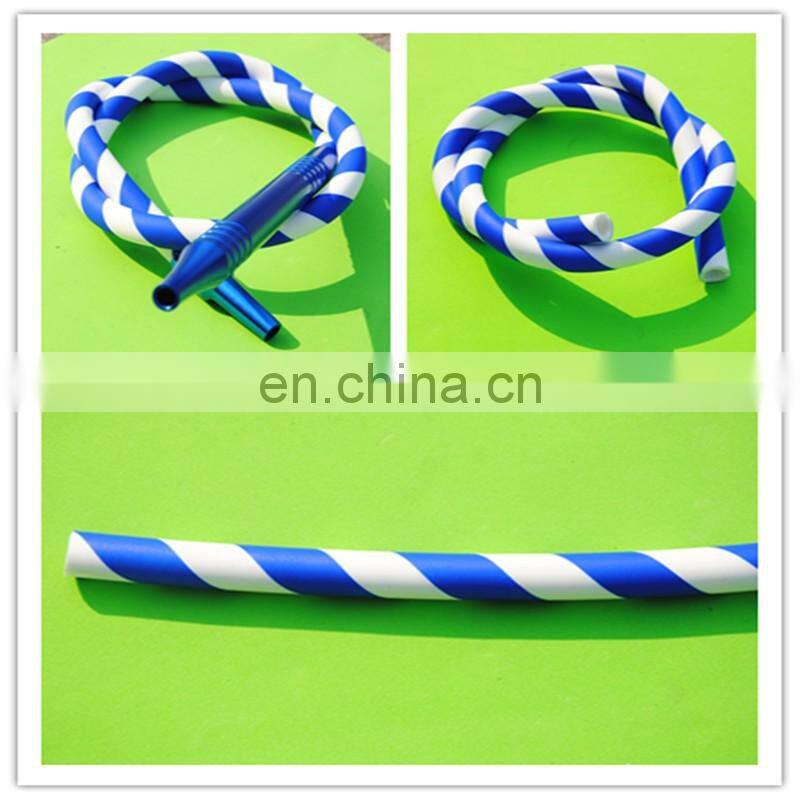 Factory Supply 1.8m,11*17MM High quality Newest fashion shisha hookah silicone hose/hookah hose for smoking
