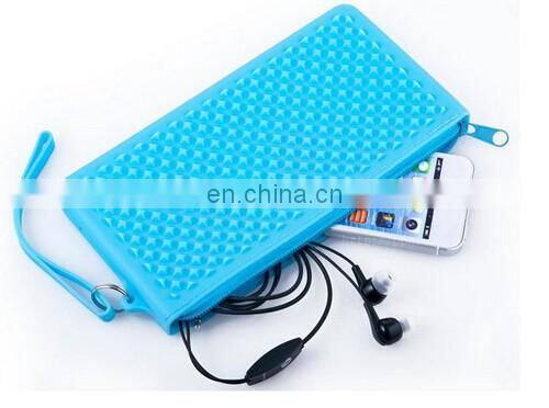 Women Cluth Hand Bag Silicone Material Silicone Jelly Coin Purse