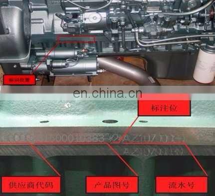 SINOTRUK HOWO TRUCK ENGINE PARTS CYLINDER BLOCK 61500010383