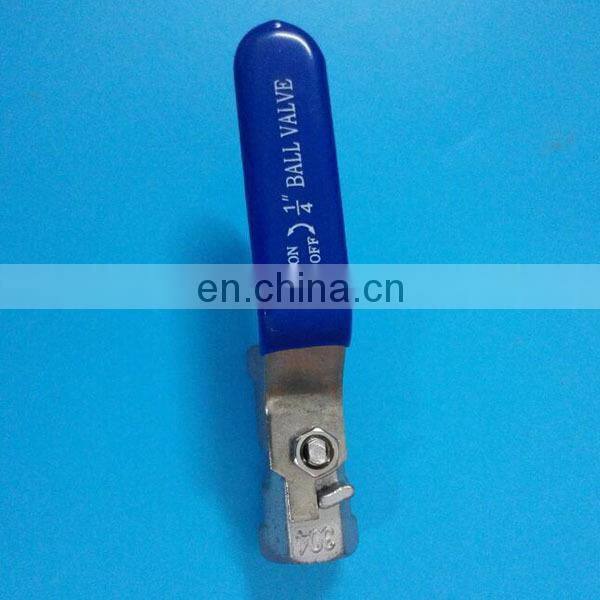 2pc ball valve SS304 SS316 small water switch stainless steel ball valve