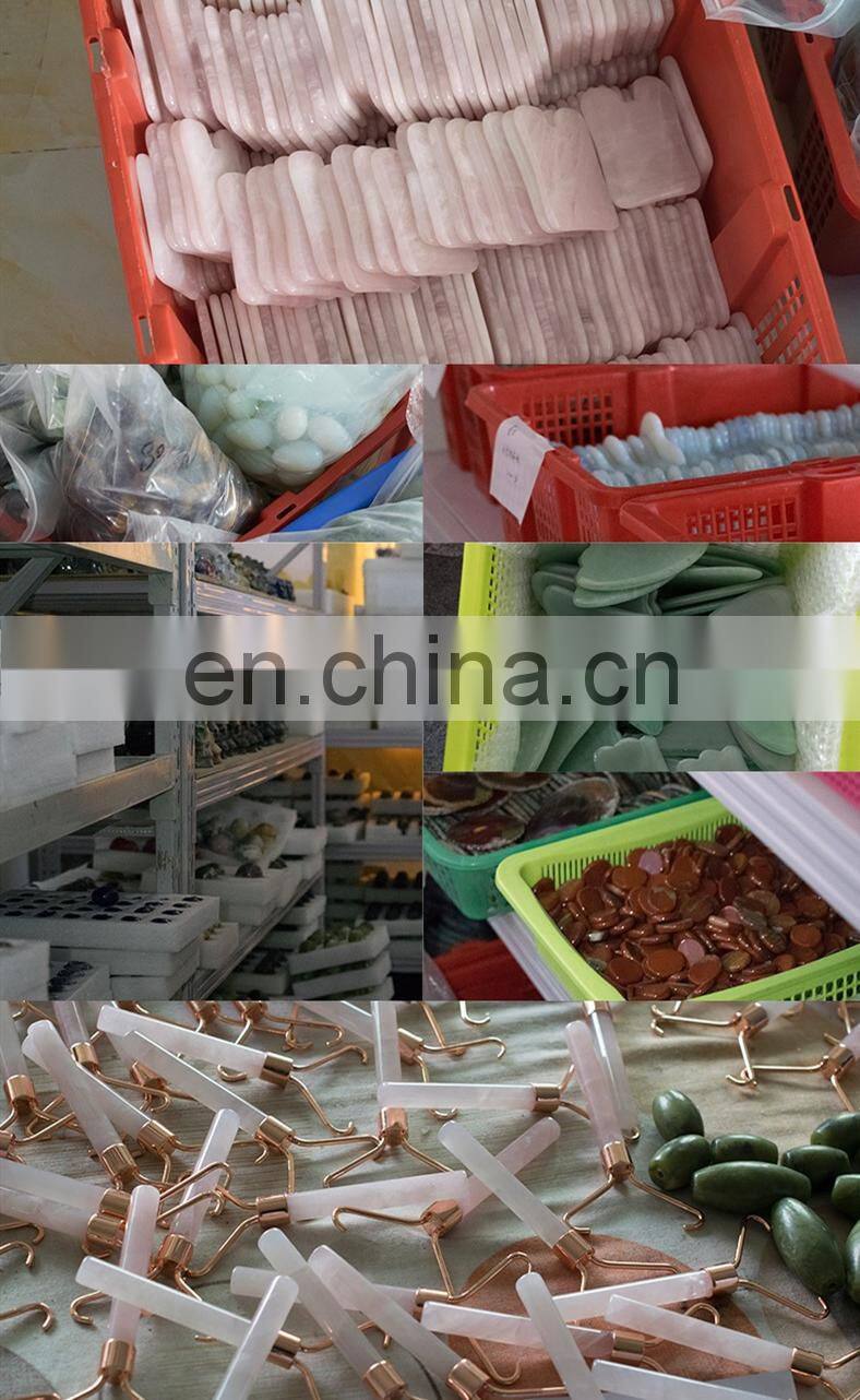 Natural guasha scraper agate jade guasha masaj aletleri stone scraping tool