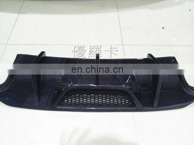C Class Carbon Fiber rear lip spoiler Diffuser For for W204 C63 4 Door to vorsteiner Style carbon finber diffuser for C63 2012+