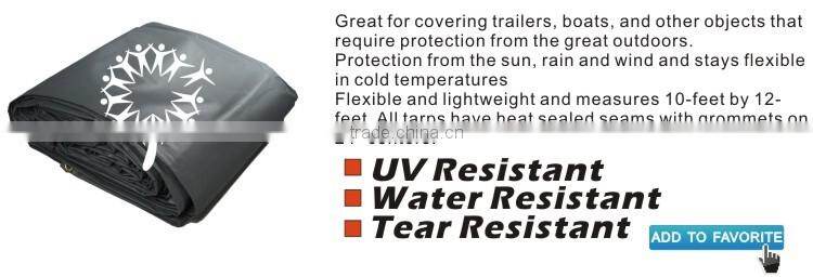 black heavey duty waterproof truck trailer pvc tarpaulin custom vinyl tarps