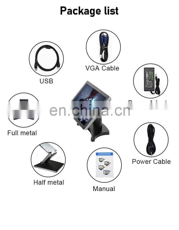 Metal case All in one electronic cash register/pos systems built in WIFI for restaurant