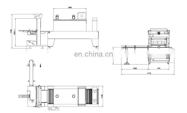 Automatic Bottle Heat Shrink Package Machine