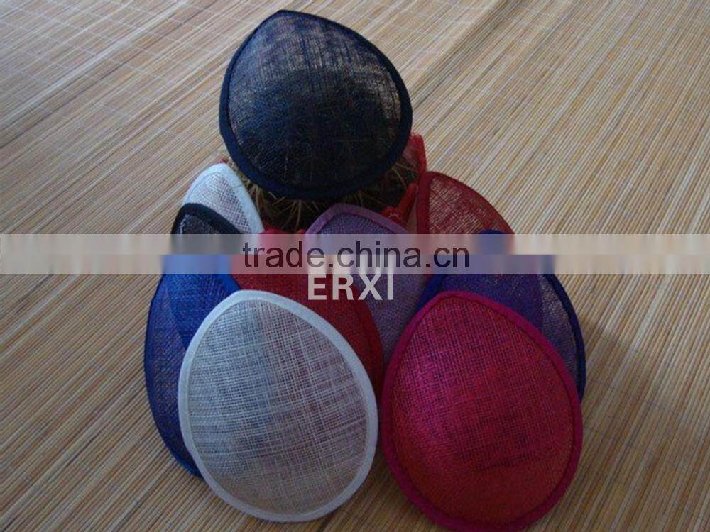13.5*10.5cm Purple Fascinator Base For Sinamay Hat