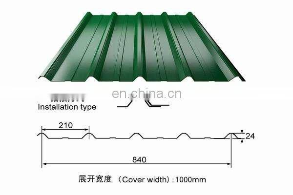 Prefabricated Warehouse Steel Building Corrugated Roof Sheeting