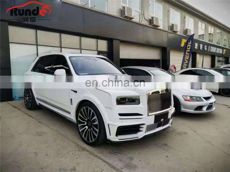 Runde Car Modification Cullinan Update To Mansy Style Car Front Rear Bumper Engine Hood Body Kit For Rolls Royce Cullinan