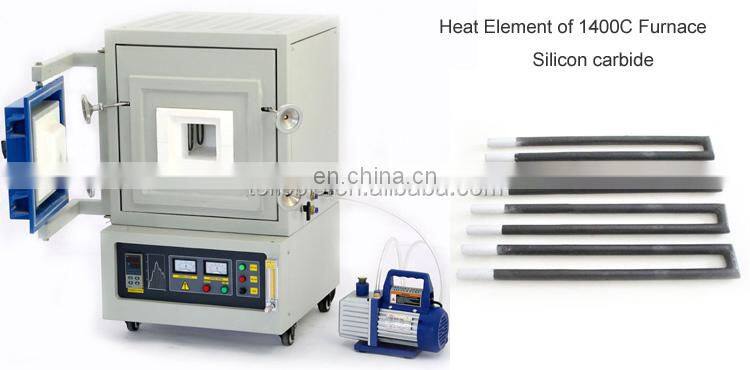 1400 degree high temperature atmosphere oven vaccum muffle furnace