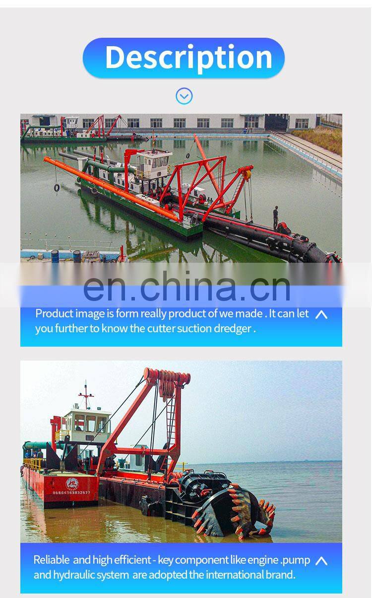 Sand Dredging Machine 2021 Hot Newest Small 12 Inch Cutter Suction Dredger Engineers Available to Service Machinery Overseas MAP