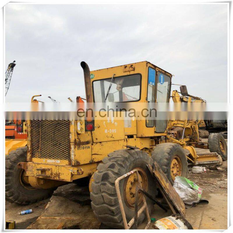 almost new 100% japan used komatsu gd511 grader, komatsu gd511,cheap price komatsu gd511 gd505 with grader parts in store