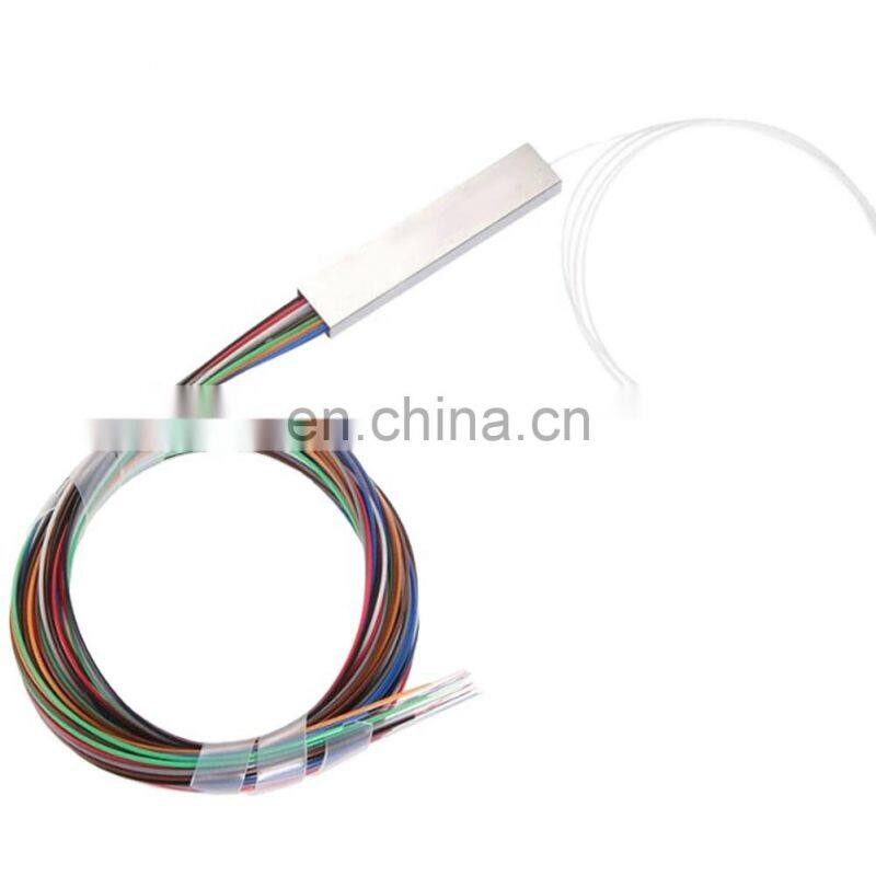 Used 9/125 Singlemode MINI 1X8 Bare Fiber Optic PLC Splitter without Connector