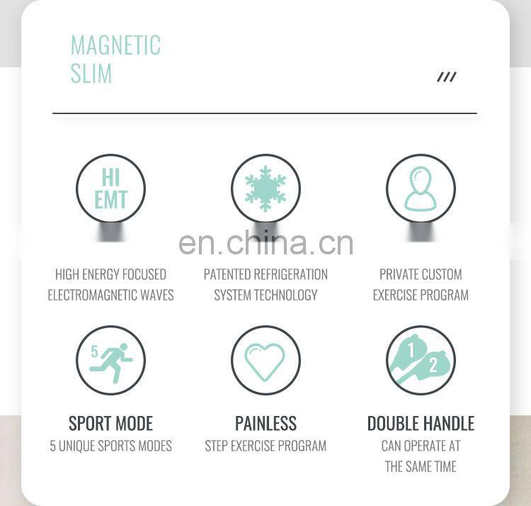 2022 new hot ems body slim machine muscle stimulation Electromagnetic slimming machine for gym