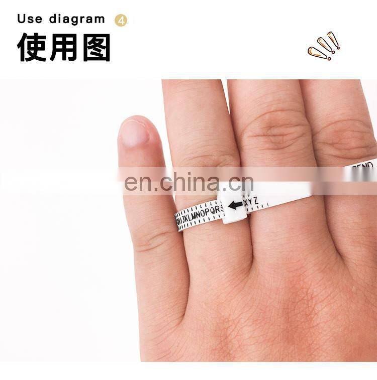 Ring Sizer UK/US Official Ring Size Measuring Instrument Men Women Finger Sizers Professional DIY Jewelry Accessories Tools