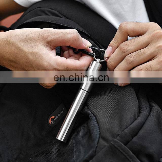 Telescopic Stainless Steel Yerba Mate Straw Spoon with Cleaning Brush