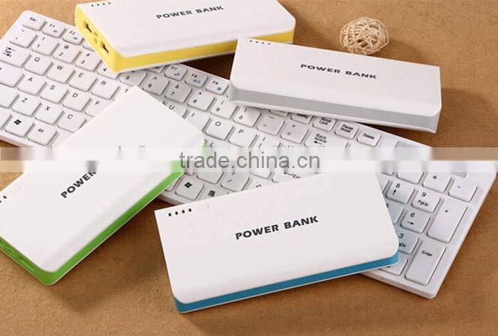 Hot sale large capacity 12000mah high quality Dual USB power bank for laptop/iPhone/tablet PC