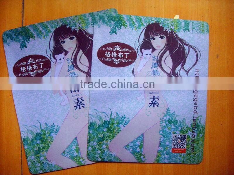 low price PVC + EVA foam mouse pad, cheap custom mouse mats