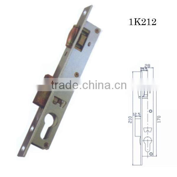 Door lock body roller bolt brass plated---- ART.1K212