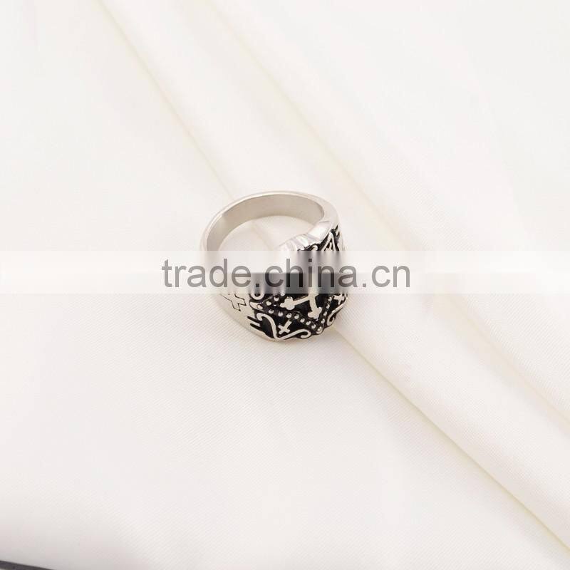 High Quality 316L Stainless Steel Material New Silver Ring Models For Men