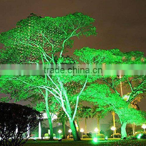 Garden Tree and Wall Decoration Outdoor Laser Spot lights for Holiday Lighting (Green and Blue leds))