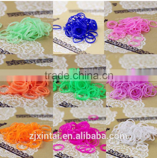 2015 Multi Famous Fluorescent Silicone Rubber BandsFor DIY