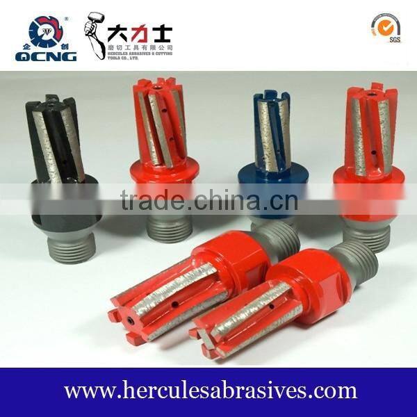 Cnc Finger Bit For Granite,Marble Stone / Diamond Core Drill Bit /diamond miling cutter