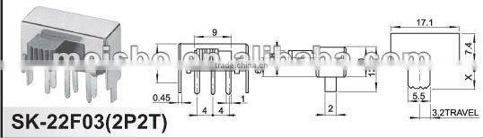 Mini on off single phase circuit breaker