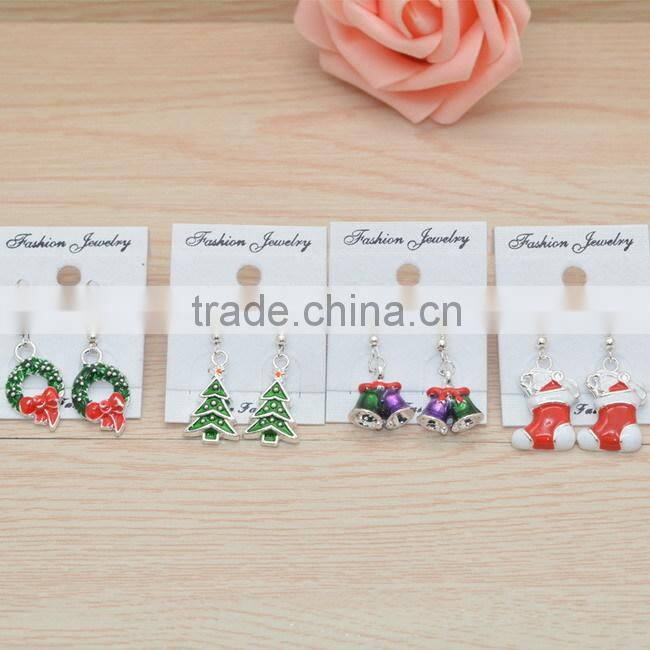 Christmas gifts crafts bell pendant earring