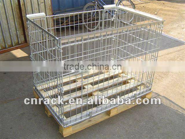 Euro wooden pallet container