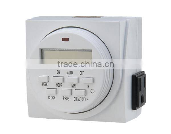 Hydroponic Weekly Dual Outlet Digital Timer Switch