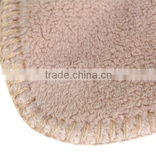 Solid color warm soft feeling home school flannel blanket