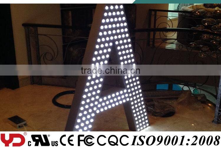 YD IP68 CE certification signage logo sign letter character led lighting