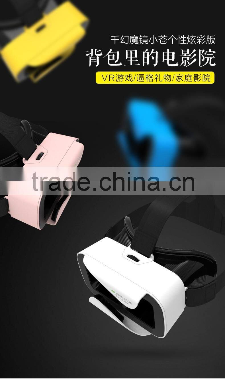 Fashion glasses 3d vr box glasses vr Shinecon 3.0 cheap giveaway gifts virtuality glasses