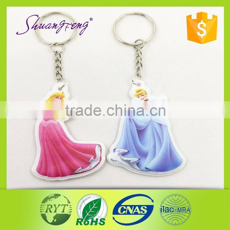 Supply best price fashionkeychain soft pvc keychain