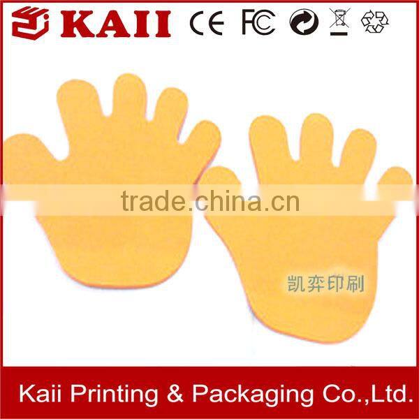 custom shape, custom size, custom printing hand shaped sticky notes