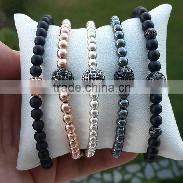 2016 Latest Fashion mens beaded leather wrap bracelets,diy wrap beaded bracelet